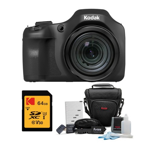 Kodak PIXPRO Astro Zoom AZ652 20MP Digital Camera with 64GB Card and  Accessories