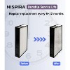 Nispira 1183900 True HEPA Filter Replacement for Whirlpool Air Purifier Model APT30010M, APT40010R, APT42010M, APT50010M and APMT2001M, 1 Pack - 4 of 4