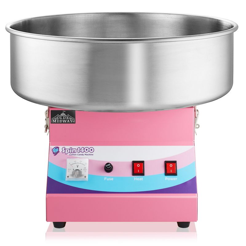 Olde Midway SPIN-1400 Cotton Candy Machine, Commercial Quality Tabletop Electric Candy Floss Maker, 2 of 8