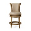 Maven Lane Pullman Swivel High Back Vegan Leather Counter Height Bar Stool - 2 of 4