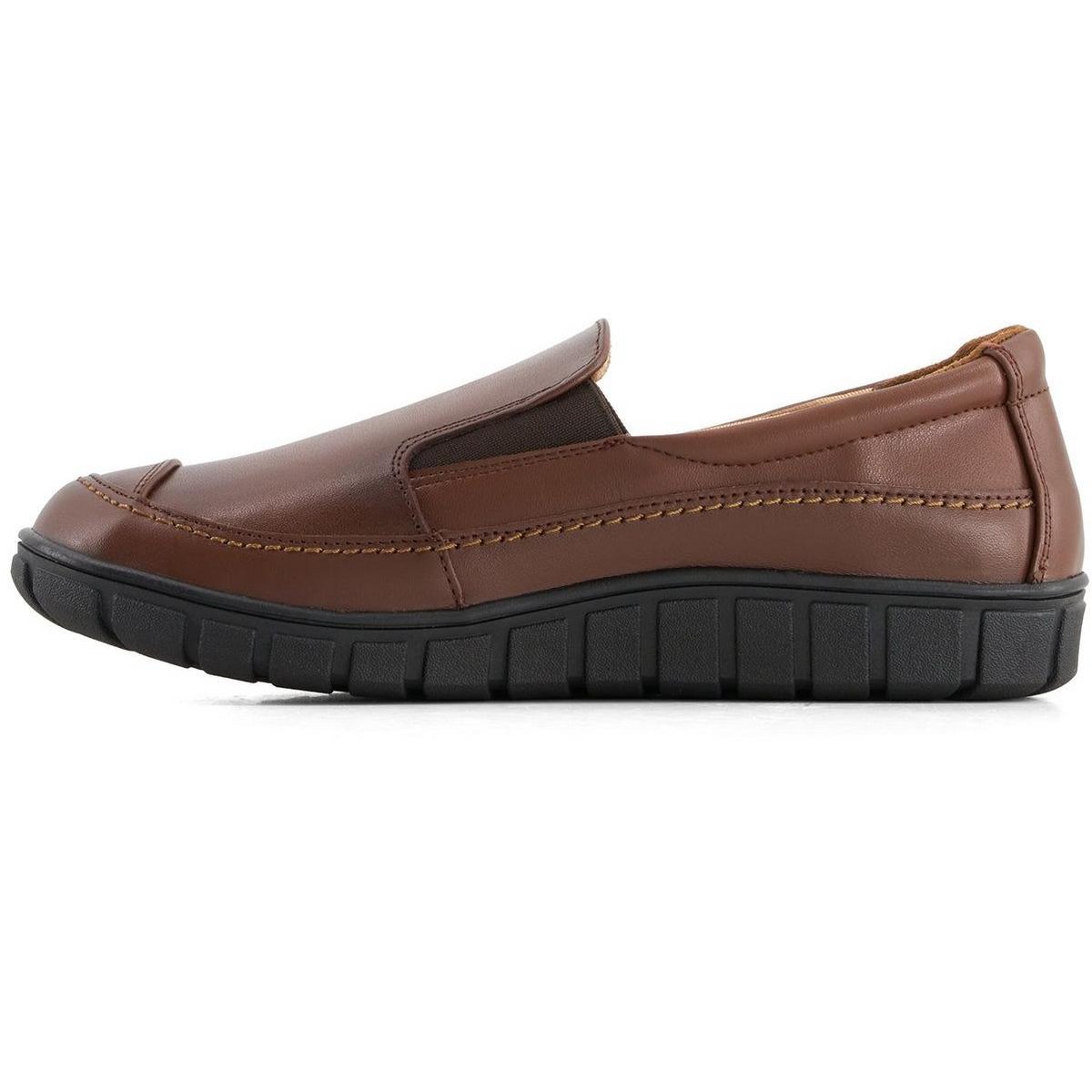 Женские туфли Andrea Women's Comfort Leather Loafers 90582 Brown 7 — фото 2