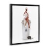 Stupell Industries Upscale Brand Woman Glam Brunch Coffee Black Floater Framed Canvas Wall Art - 3 of 4
