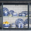 Spode Blue Italian 8 Inch Handled Tray - Elegant Decorative Serving Dish for Snacks, Appetizers, Fruit - Porcelain Presentation - 4 of 4