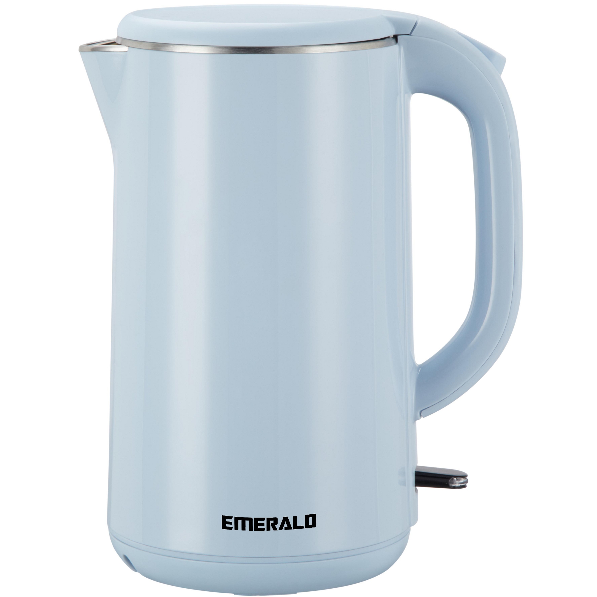 Emerald 1.8L Electric Kettle, 1100W, Auto Shut-Off, Fast-Boil Design - Baby Blue