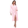 Women's Super Soft and Cozy Lounge Robe  - White Mark - 2 of 4