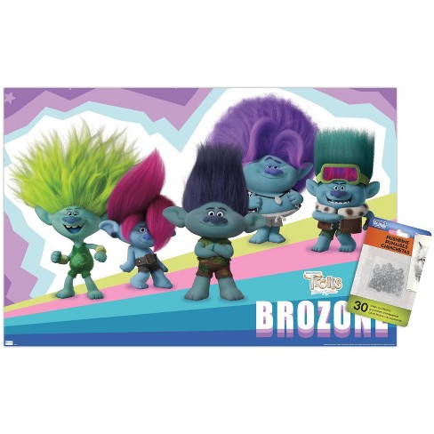 Trends International Trolls: Band Together - Brozone Unframed Wall Poster Prints - image 1 of 4