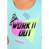 HalloweenCostumes.com Toddler Girl's Totally 80s Workout Costume - 4 of 4