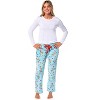 Seven Times Six Rudolph Woman's Lights Rudolph Fleece Pajama Pants Juniors Adjustable Waist - 2 of 4