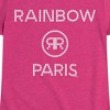 Girls' - Rainbow High - Paris Pearls Logo Fitted Short Sleeve Graphic T-Shirt - 2 of 4