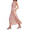 Women's Floral Bubble Textured Two-piece Style Maxi Dress - Listicle - 2 of 3