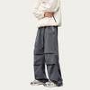 Anna-Kaci Active Men's Wide Leg Cargo Pants with Oversized Pockets and Adjustable Drawstring Waist - 2 of 4