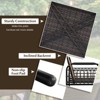 Tangkula 8PCS Furniture Set Outdoor Wicker Conversation Bistro Set w/ Soft Cushions Patio - 3 of 4