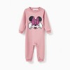 PATPAT Disney Mickey and Friends Mommy And Me 1pc Cotton Minnie Mouse Bowknot Long-sleeve Sweatshirt/Jumpsuit - 2 of 4