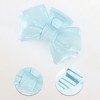 Unique Bargains Women's Fashion Elegant Bow Hair Clips 3.54"x2.17"x1.57" Blue 1 Pc - 3 of 3