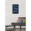 Trends International MLB Seattle Mariners - Neon Helmet 23 Framed Wall Poster Prints - 2 of 4