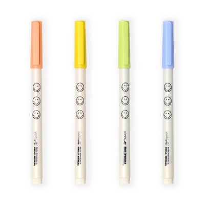 Yoobi SmileyWorld 4pk Dry Erase Markers