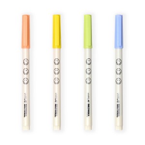 Yoobi SmileyWorld 4pk Dry Erase Markers - 1 of 4