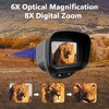2.5K Digital Night Vision Monocular - 48MP HD with 8X Zoom & 2" Display for Camping, Wildlife Observation, Surveillance (Green) - 2 of 4
