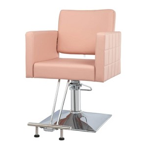 Karl Home Black Heavy Duty Hydraulic Wide Seat Hair Stylist Salon Chair - 1 of 4
