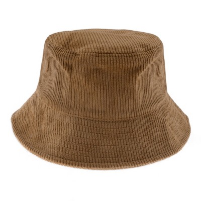 Alilang Corduroy Bucket Hat with Classic Design for a Stylish Casual Look