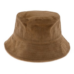 Alilang Corduroy Bucket Hat with Classic Design for a Stylish Casual Look - 1 of 4