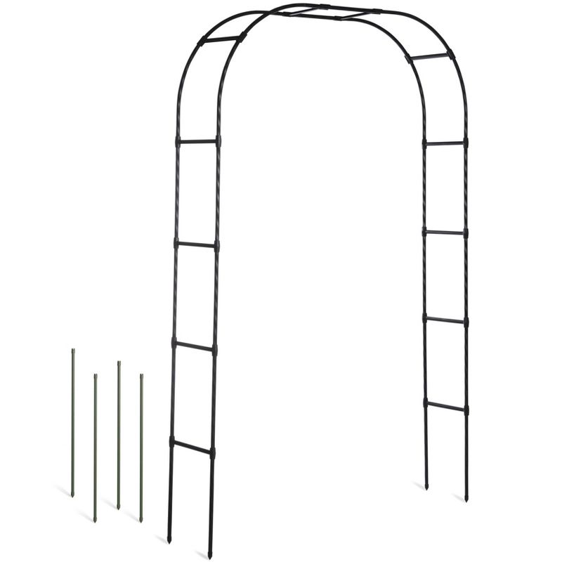 Gardener's Supply Company Titan Arch Arbor Garden Trellis | Sturdy Tall Garden Arch Plant Support for Climbing Plants, Vines and Flowers | Elegant, 2 of 5