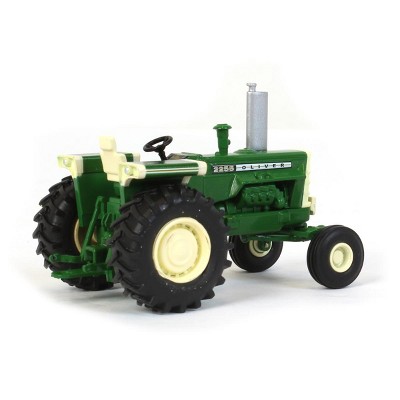 1/64 Scale Green and Cream Diecast Oliver 2255 Tractor