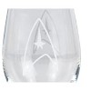 Surreal Entertainment Star Trek Stemless Wine Glass Decorative Etched Command Emblem | Holds 20 Ounces - 2 of 4