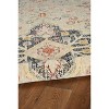 Great Zero Rollins Rug Off White/Blue - Linon - image 4 of 4