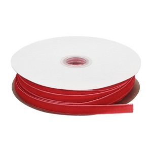 Unique Bargains Soft Single Face Spool Silky Velvet Ribbon for Bouquets DIY Gift Craft - 1 of 3