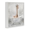 Stupell Industries Baby Giraffe Bath Time, 24" x 24" - 3 of 4