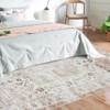 COZONY Vintage Washable Accent Rug, Non-Slip Distressed Medallion Carpet for Indoor Living Spaces - 3 of 4