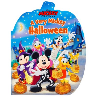 Disney Mickey & Friends: A Very Mickey Halloween - (Shaped Board Books) by  Dienesa Le (Board Book)