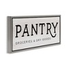 Stupell Industries Rustic Pantry Groceries Sign, 25" x 11" - 3 of 4