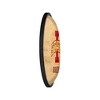 College Basketball Hardwood Design Oval Slimline Lighted Wall Sign - 3 of 4