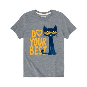 Boys' - Pete The Cat - Pete Do Your Best Short Sleeve Graphic T-Shirt - 1 of 4