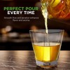 NutriChef Whiskey Decanter - 850ml Crystal Glass Liquor Decanter for Brandy, Whisky, Vodka, and More (NCGD1X29) - 2 of 4
