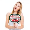 Big Dot of Happiness Funny Christmas Pajamas - Holiday Plaid PJ Party Photo Booth Props Kit - 10 Piece - 2 of 4