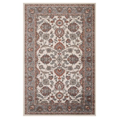 Traditional Bohemian Classic Elegant Floral Scroll Indoor Area Rug by Blue Nile Mills