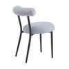 Lyngins Modern Armless Dining Chairs (Set of 2), Kitchen Chairs with Curved Open Back, Living Room Chair with Metal Frame - 4 of 4