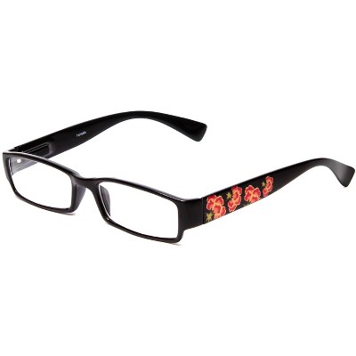 Calabria 761 Reading Glasses with Floral Designs & Matching Case +1.50