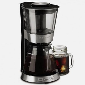 Cuisinart Automatic Cold Brew Coffeemaker with 7-Cup Glass Carafe, Black/Stainless - 1 of 4