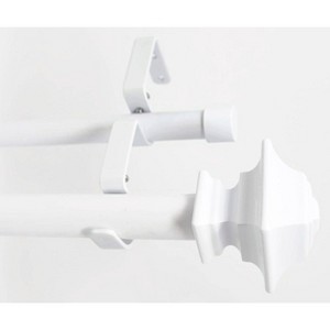 Urbanest Pila Manhattan 1-inch 3-4 inch Double Drapery Curtain Window Rod Set - 1 of 4
