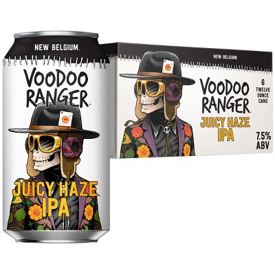 New Belgium Voodoo Ranger Juicy Haze IPA Beer - 6pk/12 fl oz Cans