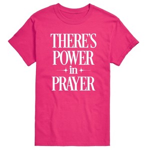Men's - Instant Message - There's Power In Prayer Short Sleeve Graphic T-Shirt - 1 of 4