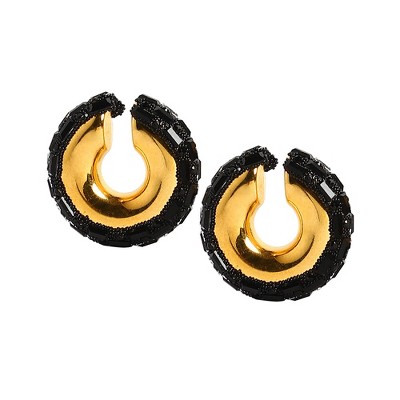 SOHI Women's The Mirror Cuff Earrings