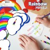 4E's Novelty 36-Pack Valentine's Day Cards with 4-in-1 Rainbow Pencils – Kids Classroom Exchange Gifts - 2 of 4