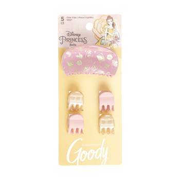 Goody Disney Princess Belle Hair Claw Clips - 5ct
