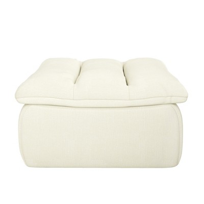 AZL1 Life Concept Sofas Comfy Accent Bean Bag Couch, Modern Armless and Backless, Suitable for Living room Bedroom, Off white, 33.5"*35.82"*19.68"