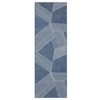 Area Rugs Modern Washable Rug Non-Slip Low Pile Geometric Striped Pattern Rug for Living Room Bedroom - 3 of 4
